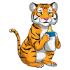 Tiger Baby Milchflasche