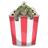 Maïs soufflé tortue