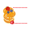 Pancake Lover Kids Valentines Day