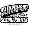 Superheld, clever getarnt als Sozialarbeiter