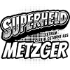 Superheld, clever getarnt als Metzger