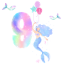 9th Anniversary Mermaid