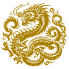 Chinesisches Drachen-Tattoo