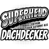 Superheld, clever getarnt als Dachdecker