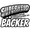 Superheld, clever getarnt als Bäcker