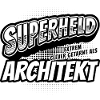 Superheld, clever getarnt als Architekt