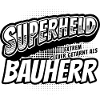 Superheld, clever getarnt als Bauherr