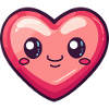 Coeur Comic Love Saint-Valentin