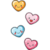 Herzen Liebe Bunt