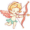 Valentine's Day Angel Bow and Arrow Cupid