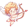 Ange Saint-Valentin Cupidon amoureux
