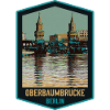 Illustration Oberbaum Bridge, Berlin