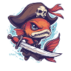 Captain Goldfish: The Fish Pirate