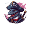 The Dino Lizard Pirate