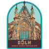Illustration Facade Cathedral Cologne, Germany