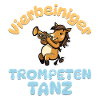 Vierbeiniger Trompetentanz - Pferde Trompete