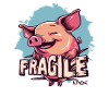 Ein zerbrechliches Schwein
