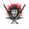 Japan Freedom Fighter Samurai Fawkes