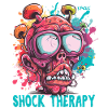 Shock Therapy Crazy Guy Skull