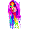 Lady 70's rétro