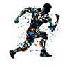 Polygon Art Lutteur Lutteurs Lutteurs