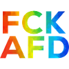 FCK AFD Regenbogen
