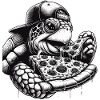 Turtle Pizza Cappy Cadeau
