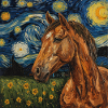 Horse Van Gogh