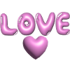 Love,3D,Inflated,Balloon,Pink,Valentine's Day