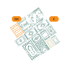 NFT Art Gallery Block Mosaic