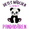 Mädchenherz für Pandas