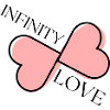 Crossed Pink Hearts Logo