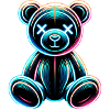 COOL NEON TEDDY