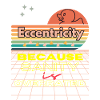 Eccentricity Neon Retro Print