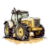Tracteur jaune n°3