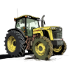 Gelber Traktor