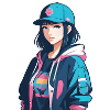 Japanese anime girl