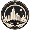 Car & City Art Deco style
