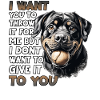 Rottweiler Hundehalter T für Rottweiler