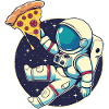 Pizza Astronaut