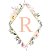 R Monogramm , Floral, Boho