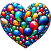 Buntes Herz