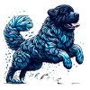 Newfy Wave of Joy - blauw