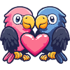 Aigle Couple Amour Oiseau Amoureux