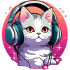 Cute Gamer Cat