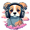 Cute Gaming Dog