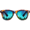 Sunglasses / Reflection / Forest / Reflection