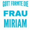 Miriam Name Design