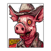Hillbilly, Redneck, Zombie Cowboy Pig