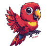 Super cute parrot